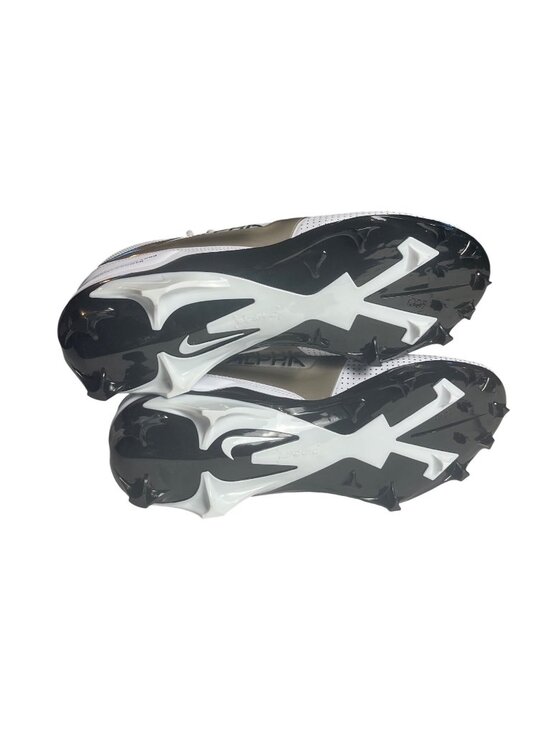 Nike Alpha Menace 4 Pro Agility X Power White & Black Mens Football Cleats 14
